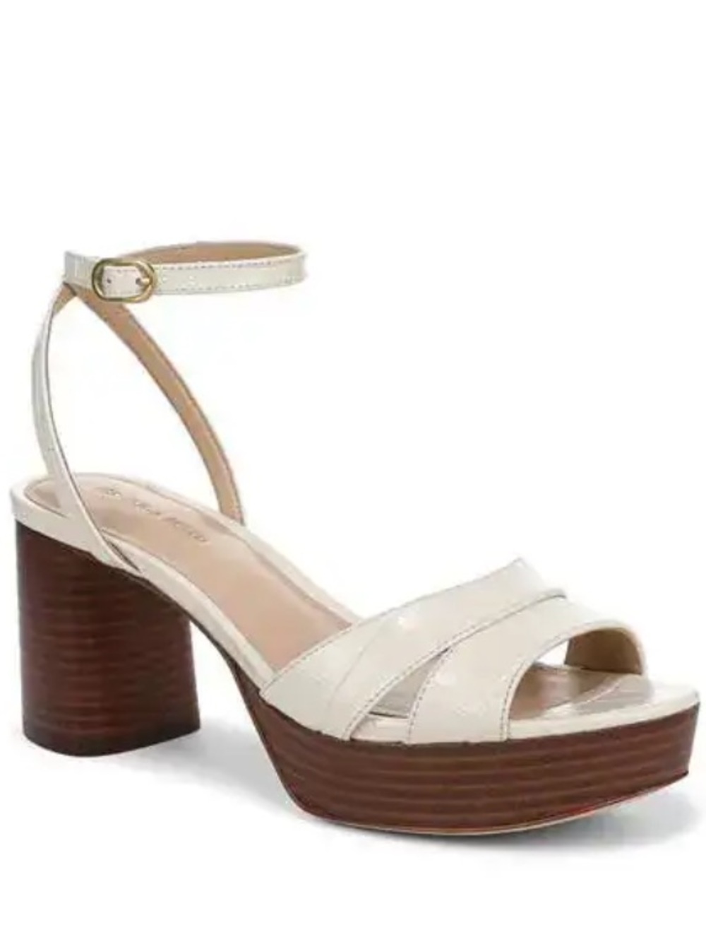 NEW Veronica Beard Drina Platform Sandal in Ivory